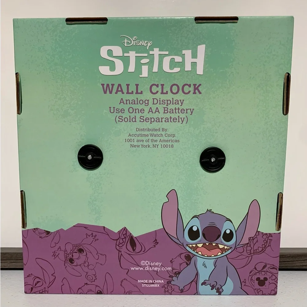 Disney Lilo and Stitch Analog Wall Clock-New in Box